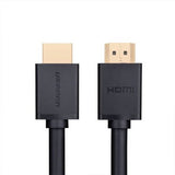 UGREEN HDMI to HDMI Cable, 4Kx2K@30Hz Resolution Support, 10.2Gbps Data Transfer Rate, Gold-Plated Connectors, Supports 3D, 4K, Full HD, HDCP, Ethernet, 25m Length Cable, Black | 10113
