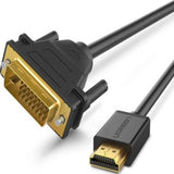 UGreen HDMI To DVI 24+1 Cable, Support 1080P Resolution, Bi-Directional Data Transfer, 2 Meter | 10135