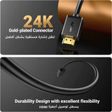UGREEN HDMI Extension Cable 4K HDMI Extender Male to Female Compatible with Switch, PS5, PS4, Roku TV Stick, Blu Ray Player, Chromecast, Wii U, HDTV Laptop PC, 2M | 10142