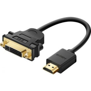 Ugreen HDMI to DVI-I 24+5 Adapter, Stable Transmission, 1080P Video Resolution, Universal Compatibility, Black | 20136