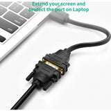Ugreen HDMI to DVI-I 24+5 Adapter, Stable Transmission, 1080P Video Resolution, Universal Compatibility, Black | 20136