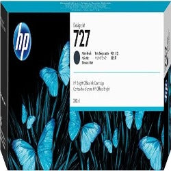HP 727 300-ml Matte Black DesignJet Ink Cartridge | C1Q12A