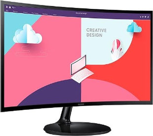 Samsung LS24C360EAUXXU 24 Curved FullHD 1080p Monitor - 1920x1080, HDMI, VGA