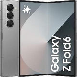 SAMSUNG Galaxy Z Fold6, AI Phone, Silver Shadow, Android Smartphone, 50MP Camera, Big Screen, Multi-tasking, S Pen, Long Battery