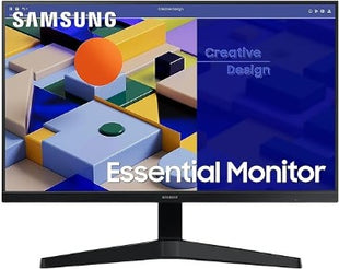 SAMSUNG 27'' S3 S31C Essential Full HD Flat Monitor, IPS Panel, 75Hz Refresh rate, Borderless Design, AMD FreeSync - LS27C310EAMXUE