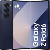 SAMSUNG Galaxy Z Fold6, AI Phone, Navy Color , Android Smartphone, 50MP Camera, Big Screen, Multi-tasking, S Pen, Long Bat