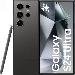 SAMSUNG Galaxy S24 Ultra, AI Phone, Titanium Black, Android Smartphone, 200MP Camera, S Pen, Long Battery Life