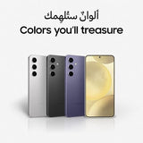 SAMSUNG Galaxy S24, AI Phone, Amber Yellow Color , Android Smartphone, 50MP Camera, Long Battery Life