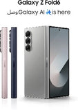 SAMSUNG Galaxy Z Fold6, AI Phone, Silver Shadow, Android Smartphone, 50MP Camera, Big Screen, Multi-tasking, S Pen, Long Battery