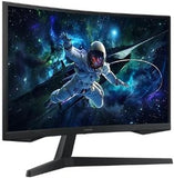 Samsung 27 Odyssey G5 G55C QHD Curved Gaming Monitor, 165Hz refresh rate and 1ms response time (MPRT), 1000R Curved Screen, LS27CG