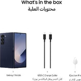SAMSUNG Galaxy Z Fold6, AI Phone, Navy Color , Android Smartphone, 50MP Camera, Big Screen, Multi-tasking, S Pen, Long Bat