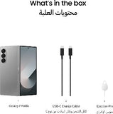 SAMSUNG Galaxy Z Fold6, AI Phone, Silver Shadow, Android Smartphone, 50MP Camera, Big Screen, Multi-tasking, S Pen, Long Battery