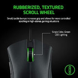 Razer DeathAdder Essential Gaming Mouse 6400 DPI Optical Sensor - 5 Programmable Buttons - Mechanical Switches - Rubber Side Grips - Classic Black