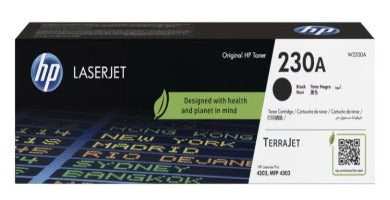 HP 230A Black Original LaserJet Toner Cartridge | W2300A