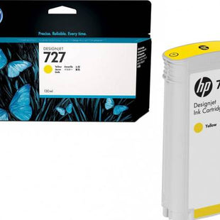 HP 727 130-ml Yellow DesignJet Ink Cartridge (B3P21A)